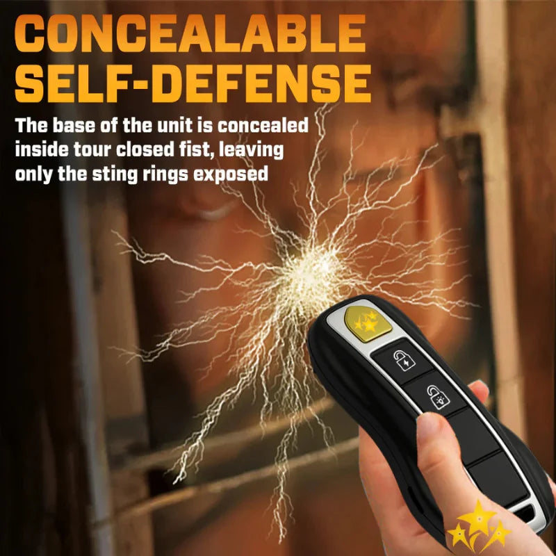 Electric Self-Defence Key (Torch, Stun, Alarm)
