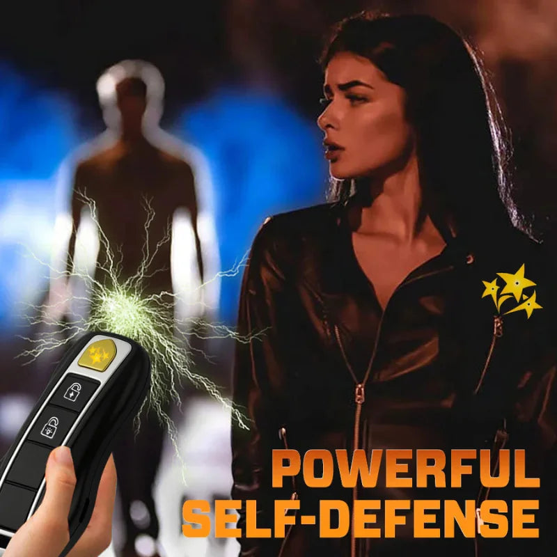 Electric Self-Defence Key (Torch, Stun, Alarm)